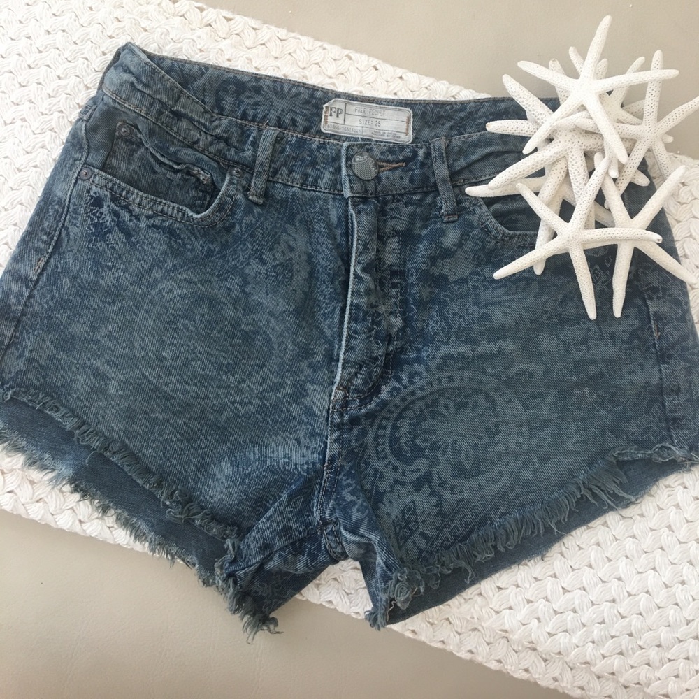 Free People Denim Shorts